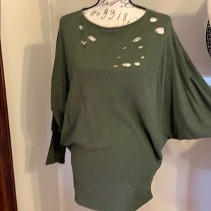 Blouse olive green